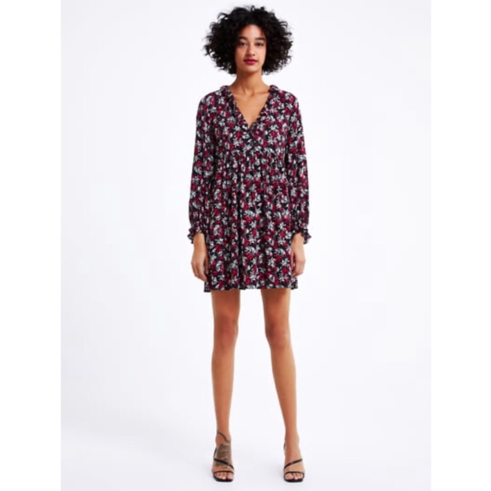 Zara Flirty Floral Dress